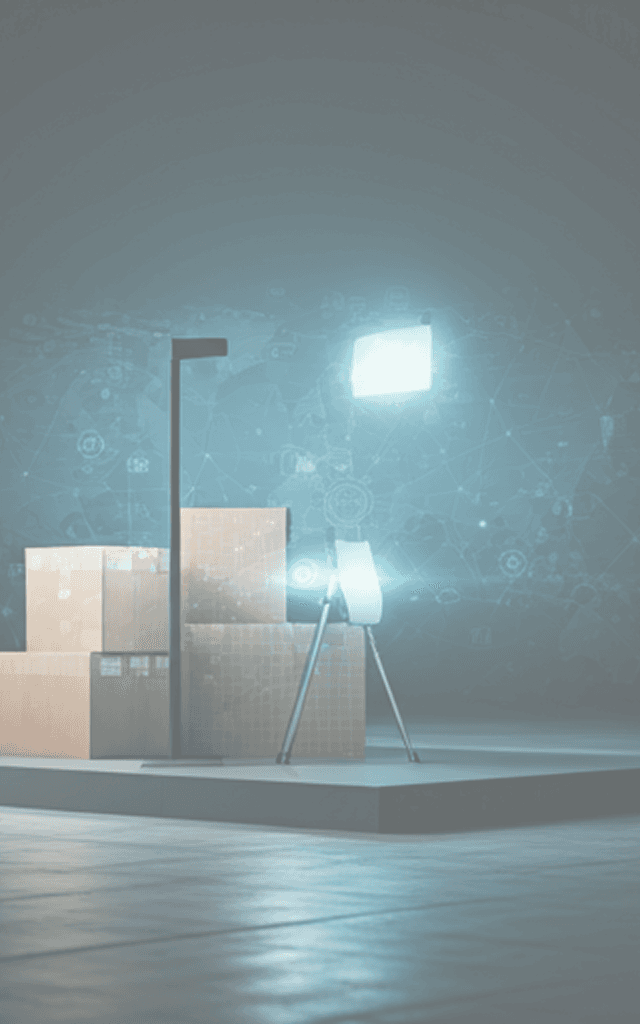 Logistics technology background